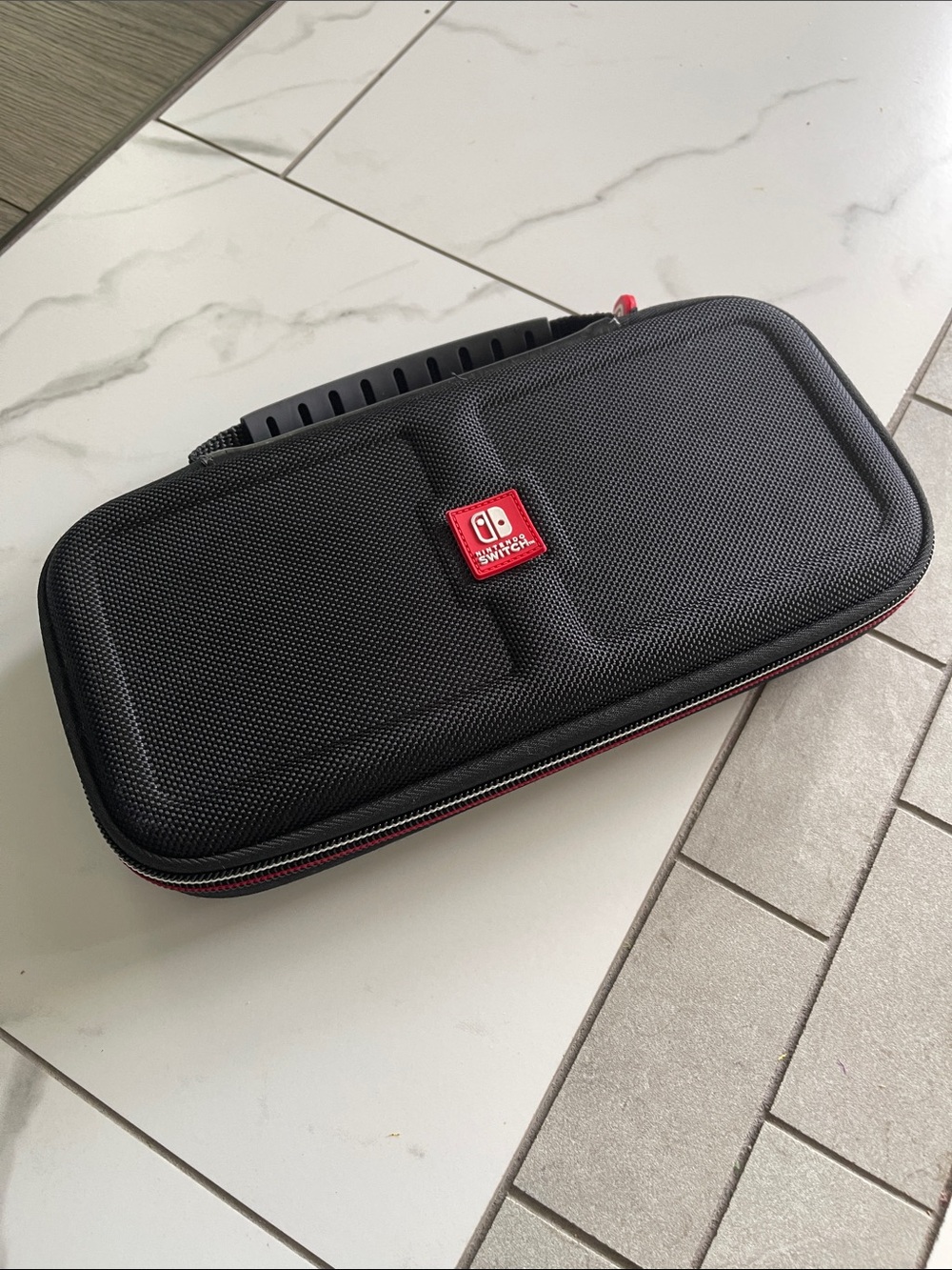 Nintendo Black Carry Case with Red Trim and Logo